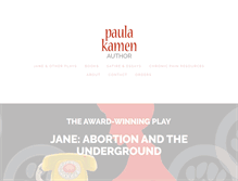 Tablet Screenshot of paulakamen.com